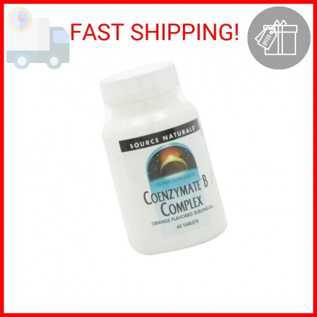Source Naturals Coenzimato B Complejo Acción Rápida, Disolución Rápida Naranja - 60 Lz Foto 2 de 2