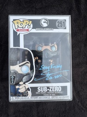 Steve Blum Autographed Signed Funko Pop! #251 Mortal Kombat X Sub Zero JSA 