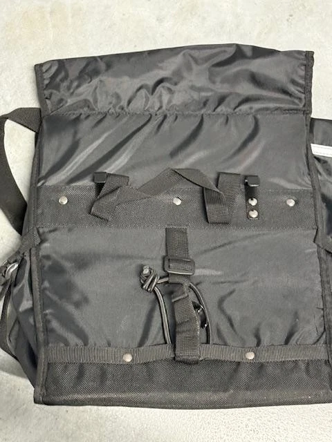 Mochila Banjo Brothers Alforja Convertible Bolsa Bicicleta Negra Reflectante Ciclismo Foto 3 de 3