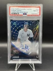AARON JUDGE PSA 8 2022 TOPPS CLEARLY AUTHENTIC #TEK-AJ TEK AUTO BLUE 10/25