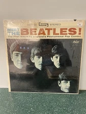 THE BEATLES —“Meet The Beatles” Original Capitol STEREO Rainbow STILL IN SHRINK!