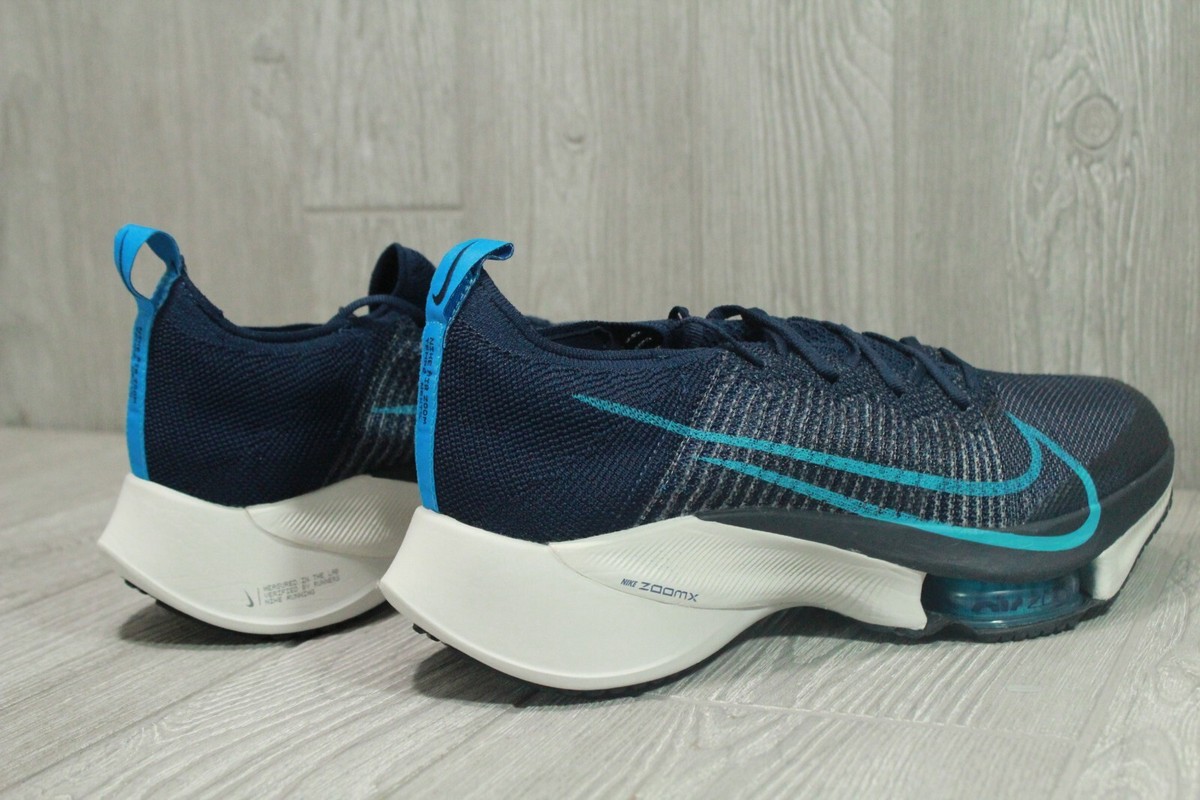 Nike Air Zoom Tempo Next% Flyknit Men's Running Shoes Blue