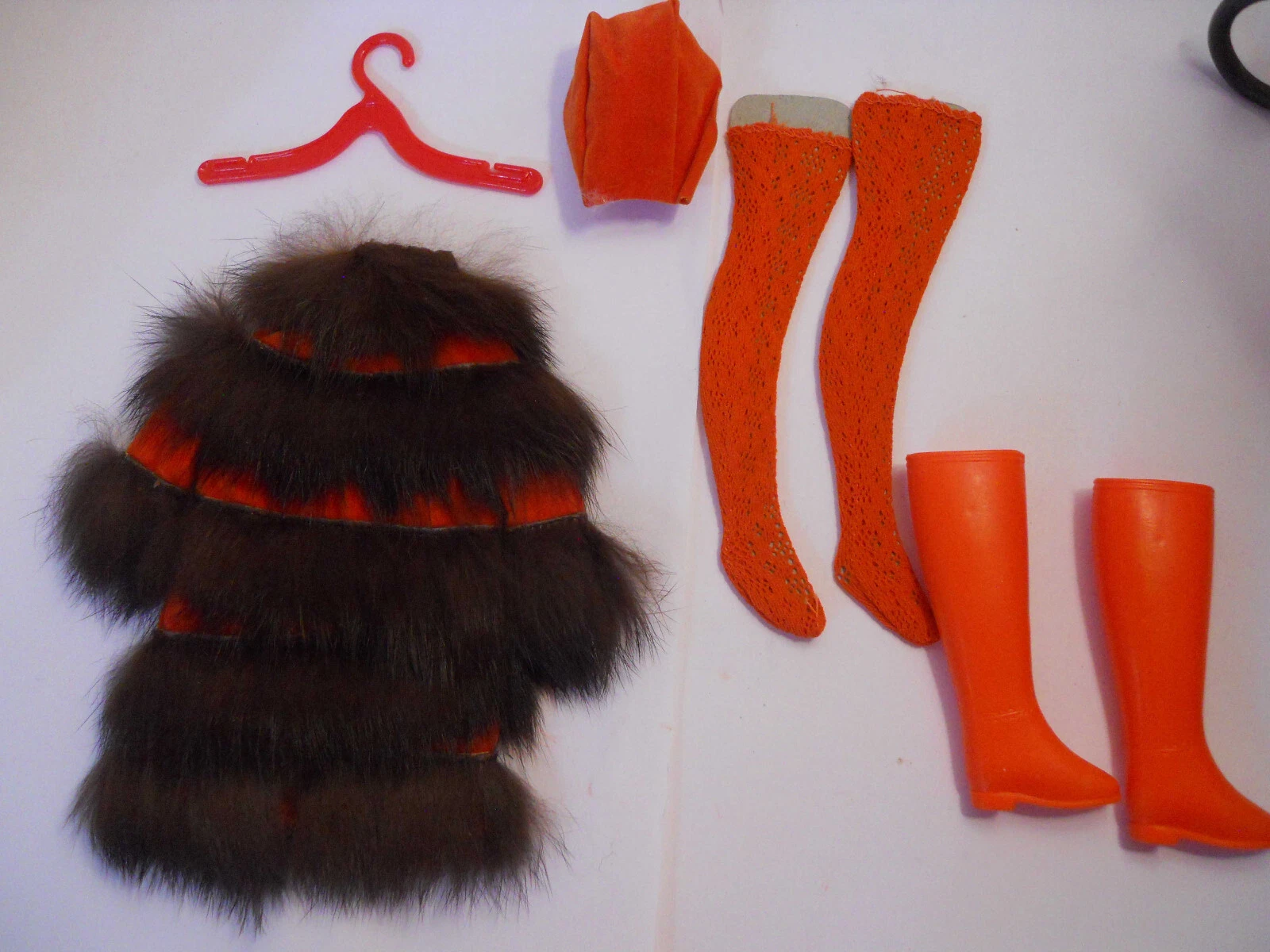 unknown furry go round 1967 sears exclusive hood stockings barbie boots