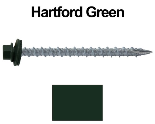 METAL ROOFING SCREWS: #10x 2-1/2" (250) Colored Metal Roofing Screw Siding Screw - Picture 23 of 41