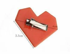 Haar Zubehör Kinder acryl candy herz geformt Für Mädchen Solide Haar Clips Baby