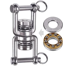 Swing Swivel with 2 Bearing 360° Rotation 770LB Capacity Safest Rotational De...