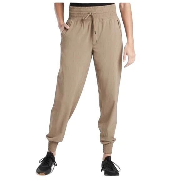 athleta brownstone beige camden athletic jogger pants