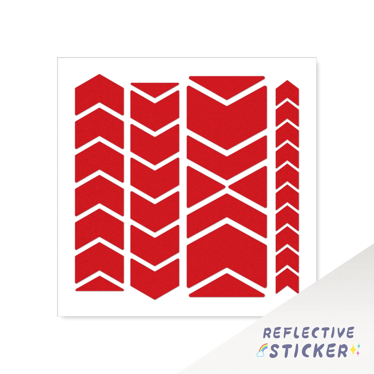 Reflective motorcycle best sale helmet decal kit