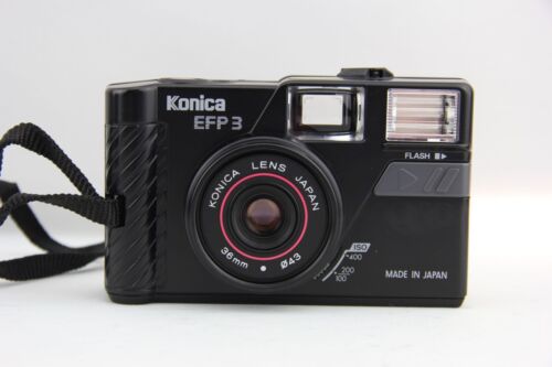 Konica EFP 3 36 mm analoge Kamera mit Tasche und Anleitung # 11587 - Bild 2 von 11