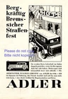 Adler Standard 6 S seven-seater Pullman German ad 1930 advertising car vehicle