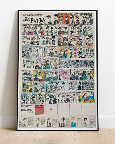 Never Mind The Bollocks Cartoon Promo Kopie/XXL Poster - 36""x24"" (#1799)