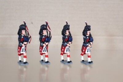 Tommy Atkins Jouet Armée Atelier Écossais Pipers Marcheur Oj