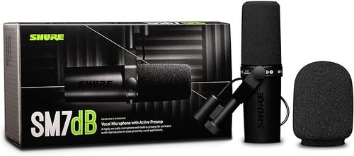 Shure SM7dB Dynamic Vocal Microphone w/Built-in Preamp Wide-Range Frequency - Picture 4 of 7