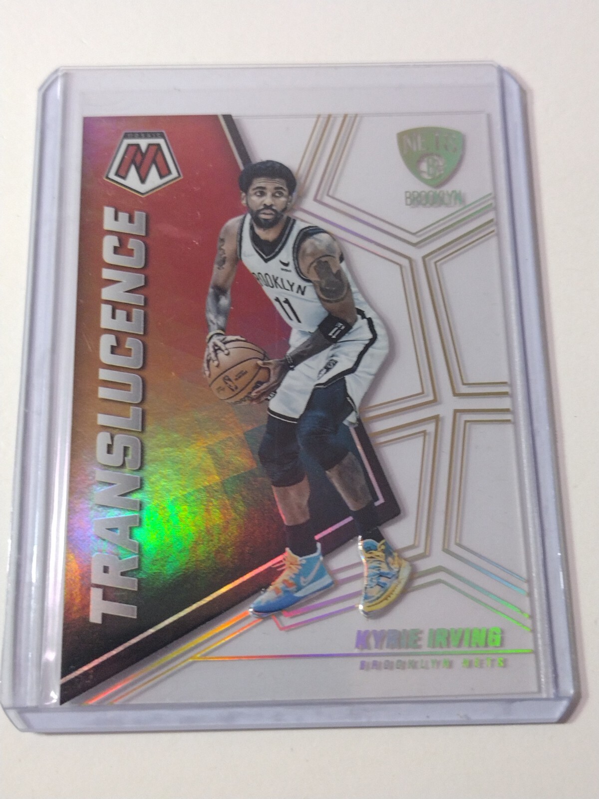 2021-22 Mosaic Kyrie Irving Translucence SSP #22 - Brooklyn Nets Case Hit