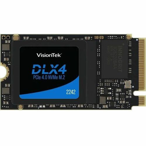 Твердотельный накопитель VisionTek DLX4 объемом 512 ГБ - Внутренний M.2 2242 - PCI Express NVMe (