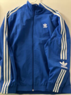 NWT ADIDAS LOCK UP TT BLUE FULL ZIP TRACK JACKET ED6093 MENS SZ