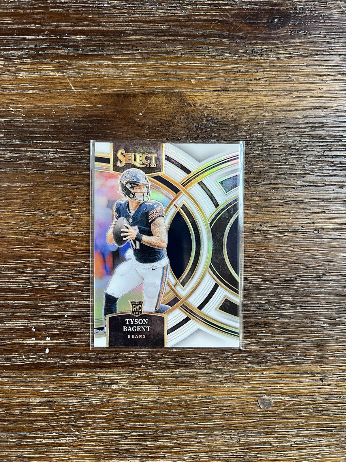 2023 Panini Select Football Tyson Bagent White Prizm Premier /35 #123 Bears