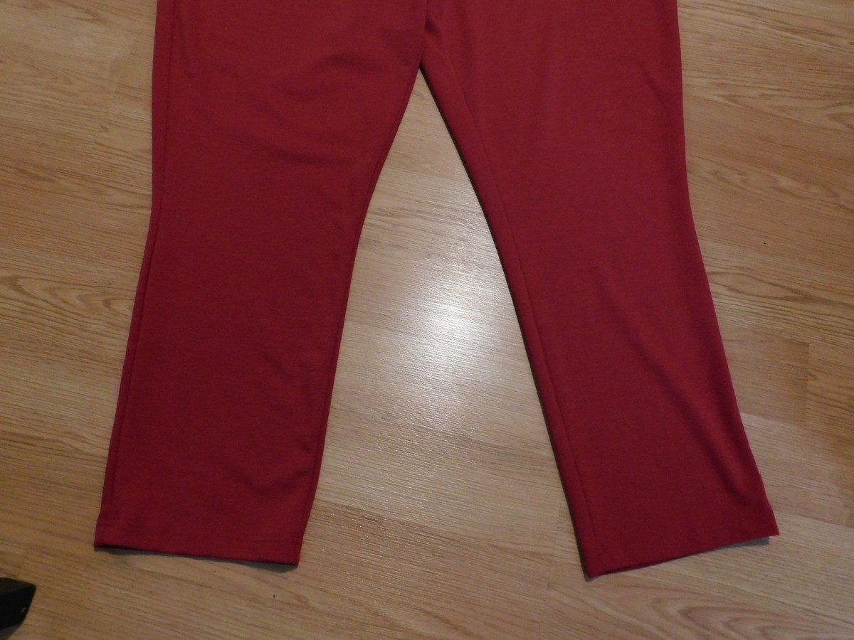 Women's TwoTweny Pants - Red in Color - size 36 - Polyester