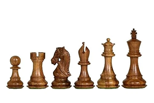 Ajedrez de madera de 3-4 años Vintage