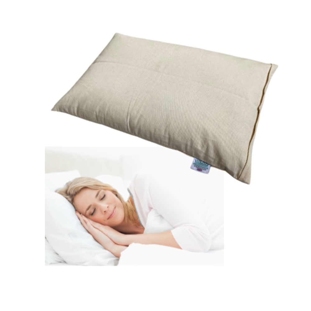 Buckwheat Pillow(s) in Standard-UK Size, with Optional Extra Case(s)