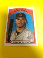 2021 Topps Heritage Minor League Wilderd Patino #57 Visalia Rawhide