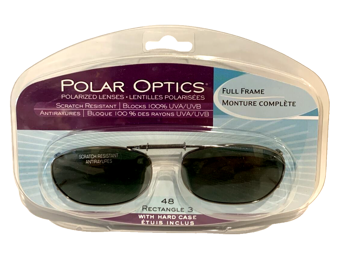 Polar Optics Foster Grant Polarized Clip On Sunglasses Foster