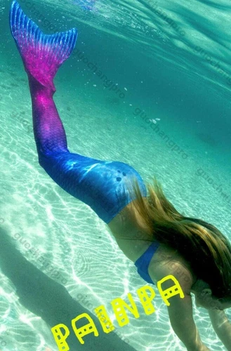 Mermaid Tail Adult Swimsuit Parent-Child Kid Women Swimsuit Clothing Swimwear UK - Picture 9 of 44