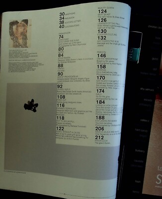 Nylon Fashion Magazine September 2001, Angela Lindvall Cover