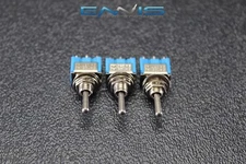 3 PCS TOGGLE SWITCH SPDT ON OFF ON MINI 3 AMP 250V 6 AMP 125V 3 PIN EC-2533P