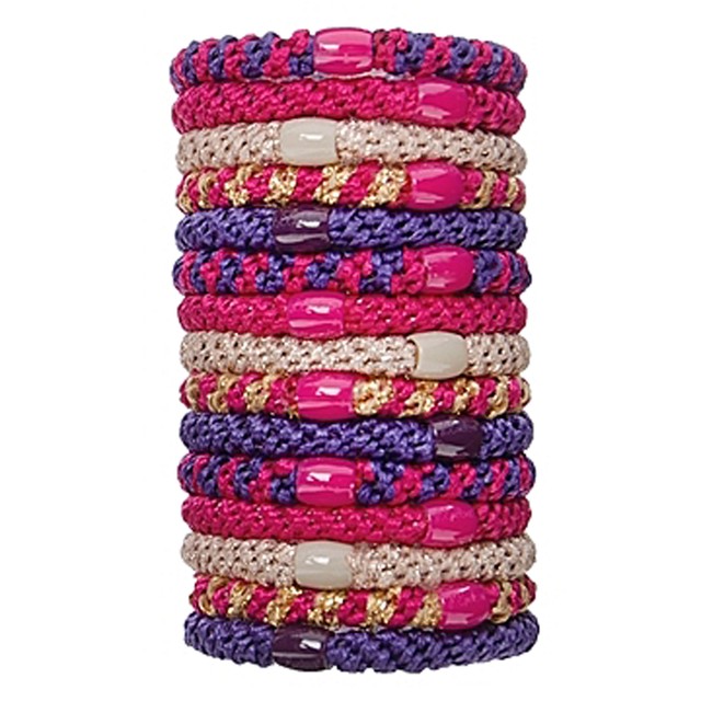 L.Erickson Grab and Go Pony Tube Hair Ties in Hollywood Mix 15 Pack eBay