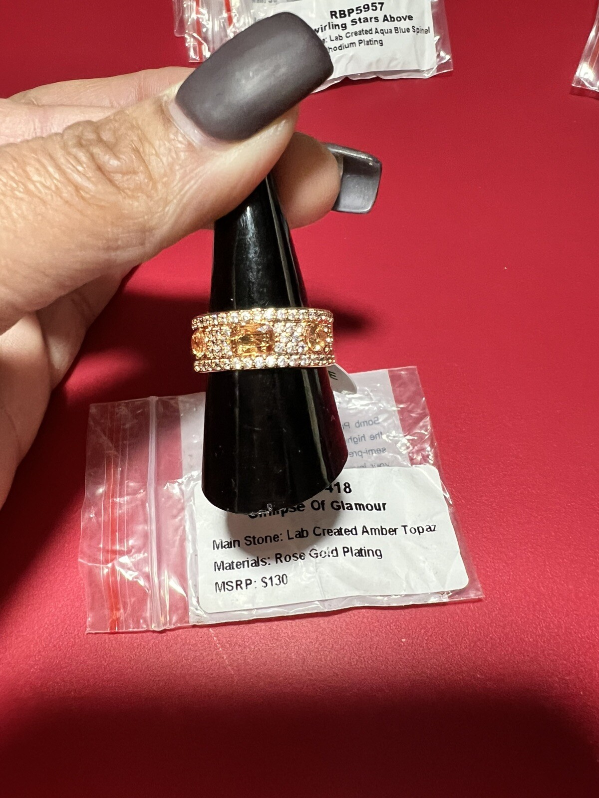 Bomb Party September Ring RBP8418 Glimpse Of Glamour Size 8 | eBay