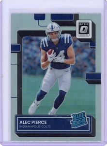 Alec Pierce RC Silver Prizm 2022 Panini Donruss Optic Rated Rookie #221 Rookie