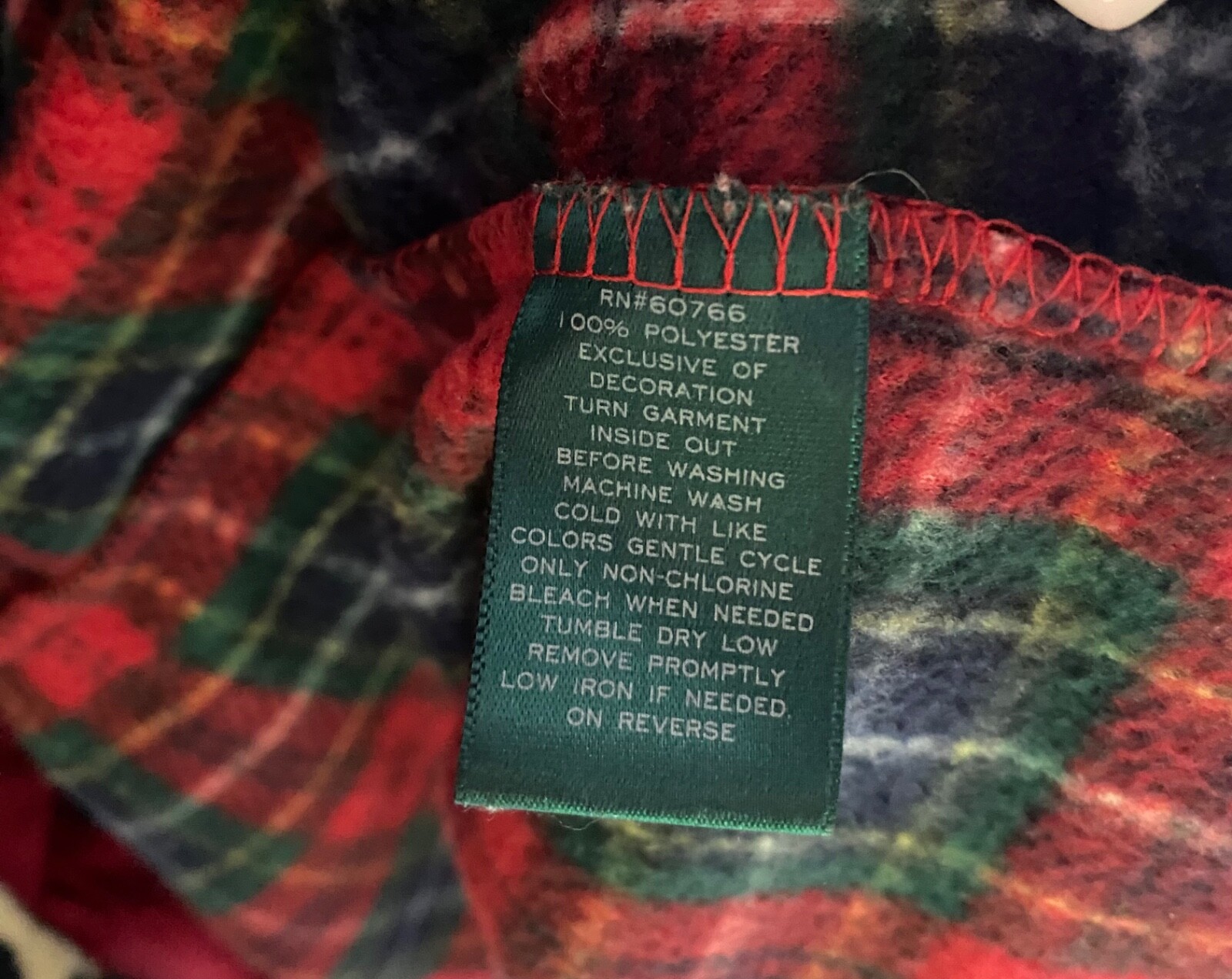 Lauren Ralph Lauren Plaid Flannel Robe w/ Belt Women … Gem