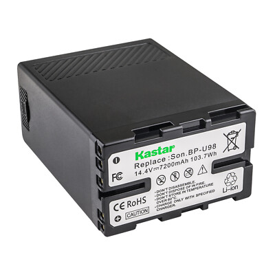 Kastar Battery D-Tap Fast Charger for Sony BP-U98 BP-U60 U68