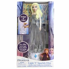 Elsa Plastic Light and Sparkle Disney Frozen Elsa Character New Fast Shipping  