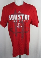 Houston Rockets Men's Adidas Screen Printed Graphic T-Shirt 