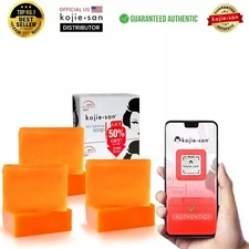 Kojie San Skin Lightening Soap Deep Pore Facial Cleansing 135g x 6 Bars