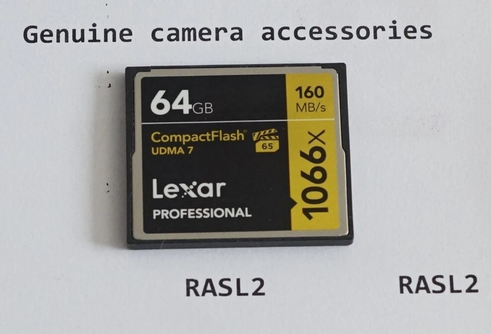 64GB UDMA7 CF Compact Flash Memory Card Canon EOS 5D MK IV, Nikon D8 D4,D5,Sony - Image 2 of 2