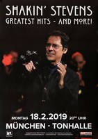 Shakin` Stevens - Greatest Hits, MüNchen 2019 | Konzertplakat | Poster
