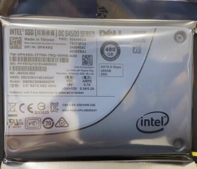 Intel S4500 480GB Series SSD 2.5'' SATA III Solid State Drive SSDSC2KB480G7R DELL