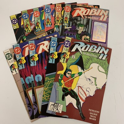 Robin II - The Joker s Wild Set  1 2 3 4  Plus Variants Lot of 11 DC Comics VF+