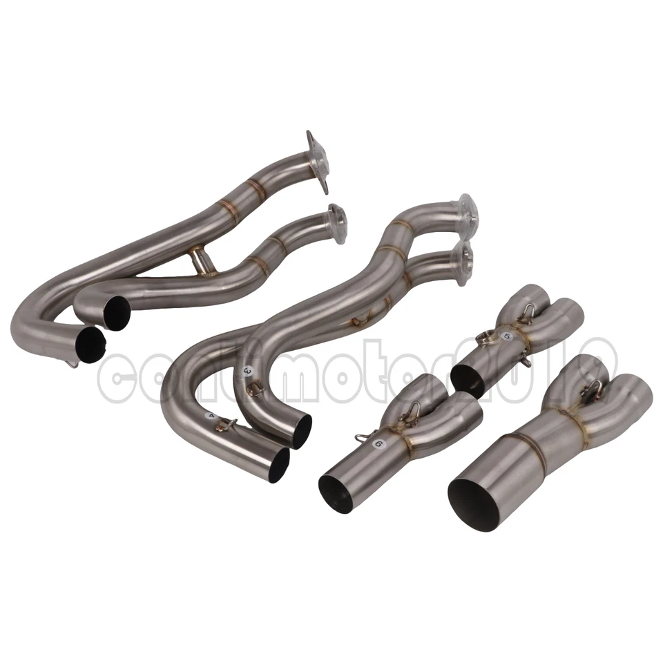 Tubo de escape para Kawasaki Ninja ZX6R ZX636 2009-2023 Fit Stock silenciador Foto 3 de 4