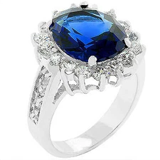 Blue Cambridge Elegance Ring