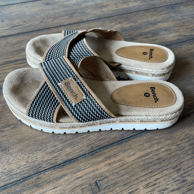 Bench Cheap Slides Womens Bench Womens Victoria Crisscross Slide