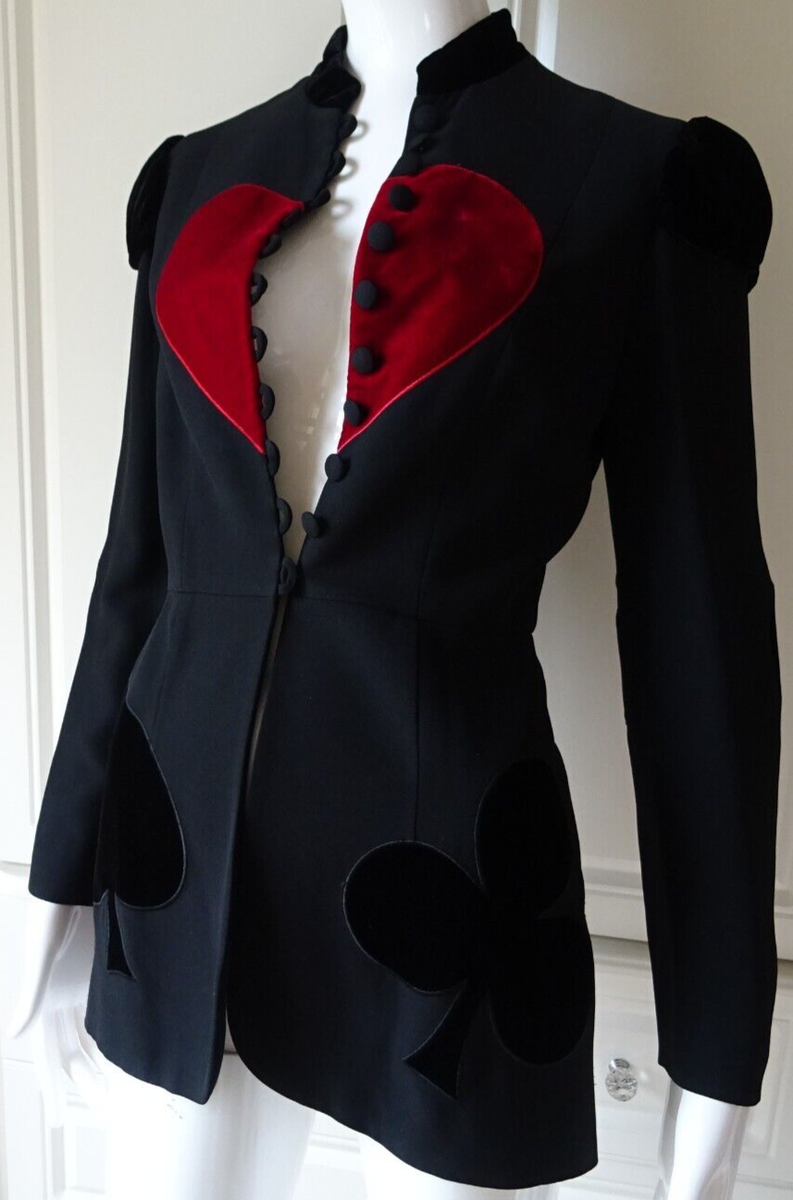 MOSCHINO CHEAP AND CHIC VINTAGE DECK OF CARDS 'QUEEN OF HEARTS