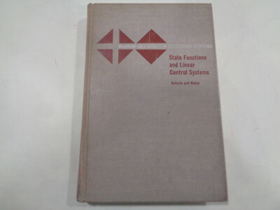 State Functions and Linear Control Systems 1967 Vintage Mathematics Electronics