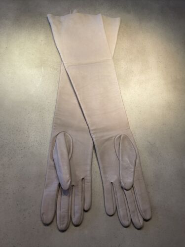 NWT Rundholz Mainline Long  Leather Gloves M - Afbeelding 1 van 7