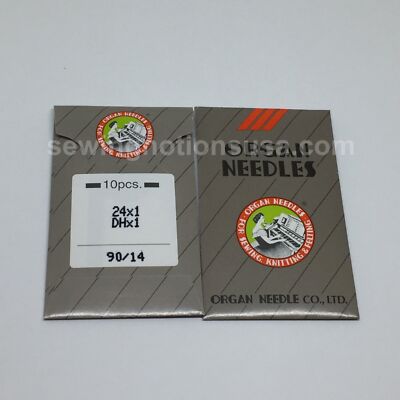 Organ 24x1 Size 14 Sewing Machine Needles – Compatible With Singer 20, 40K, 50D Toy Machines