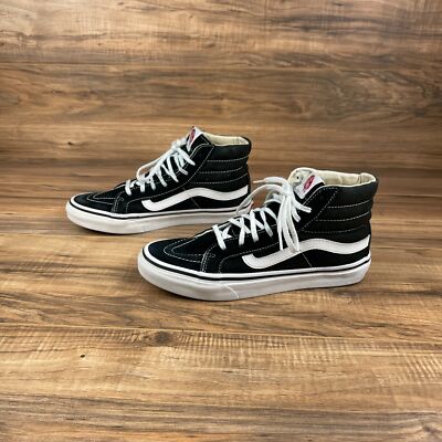 Vans Old Skool 721278 Unisex Black Lace up Skateboard Shoes