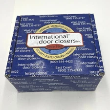 International Door Closers Cylindrical Lock Lever Exit Satin Chrome Handle